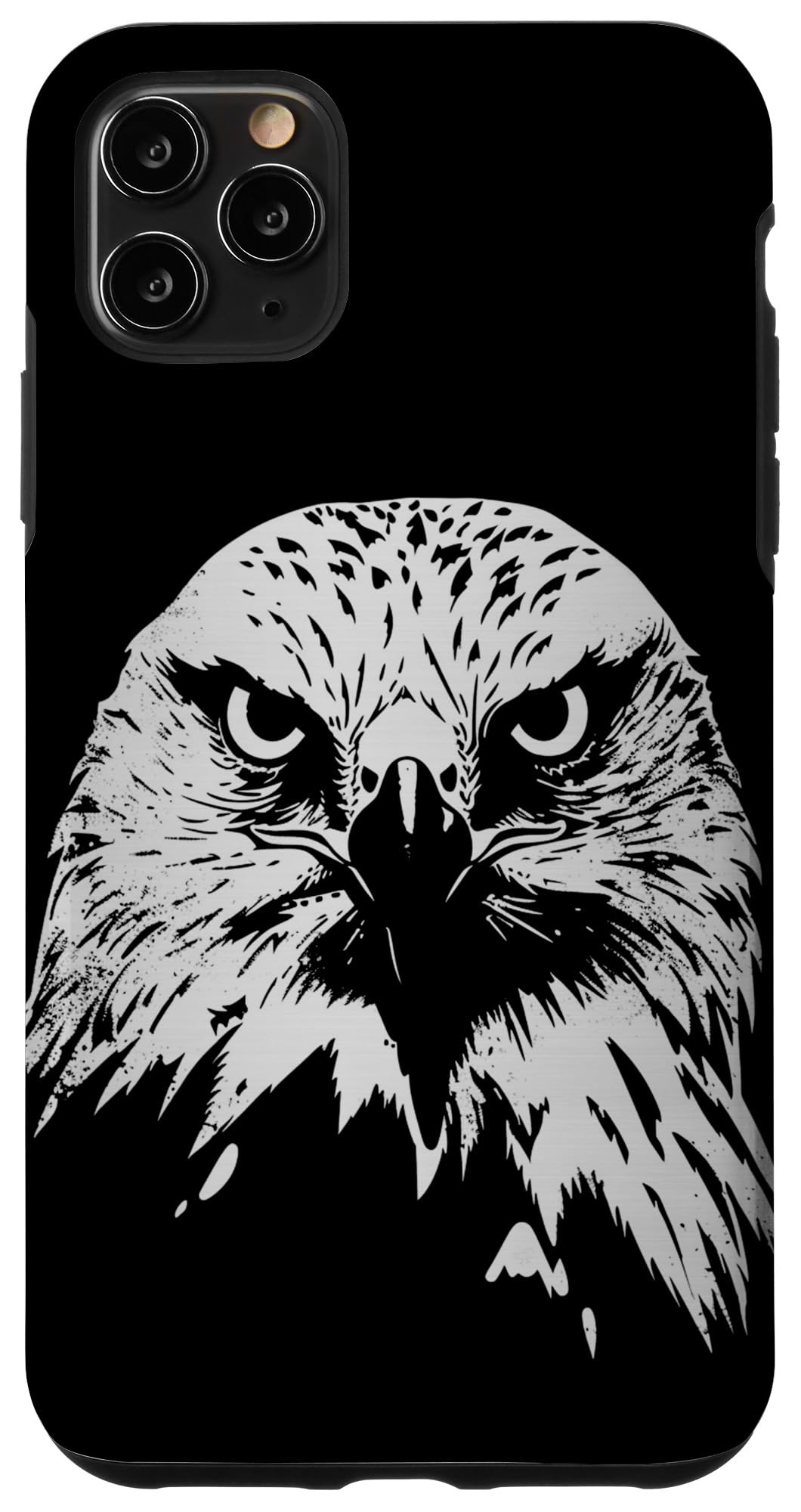 iPhone 11 Pro Max Fierce Eagle Head Design Patriotic American Bald Eagle Art Case