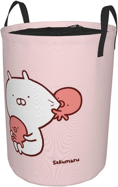 Amazon Co Jp うさ まる 洗濯かご ランドリーバッグ 壁掛け収納 吊り下げ収納 洗濯ボックス 洗濯物入れ脱衣かご おしゃれ ランドリー収納 汚れた服の収納袋 ホーム キッチン