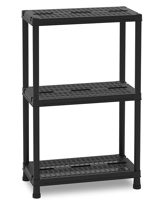 title=Toomax Z141P041 Universal Scaffale, Vent 63, 60 X 30 X 95 cm, Nero
