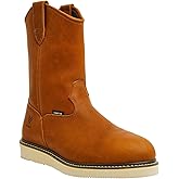Hawx Men's 10.75" Pull-On Barnyard Leather Work Boot Composite Toe - Bhxc0r0w304
