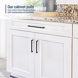 JOY DECOR 25 Pack Cabinet Handles, Black Cabinet