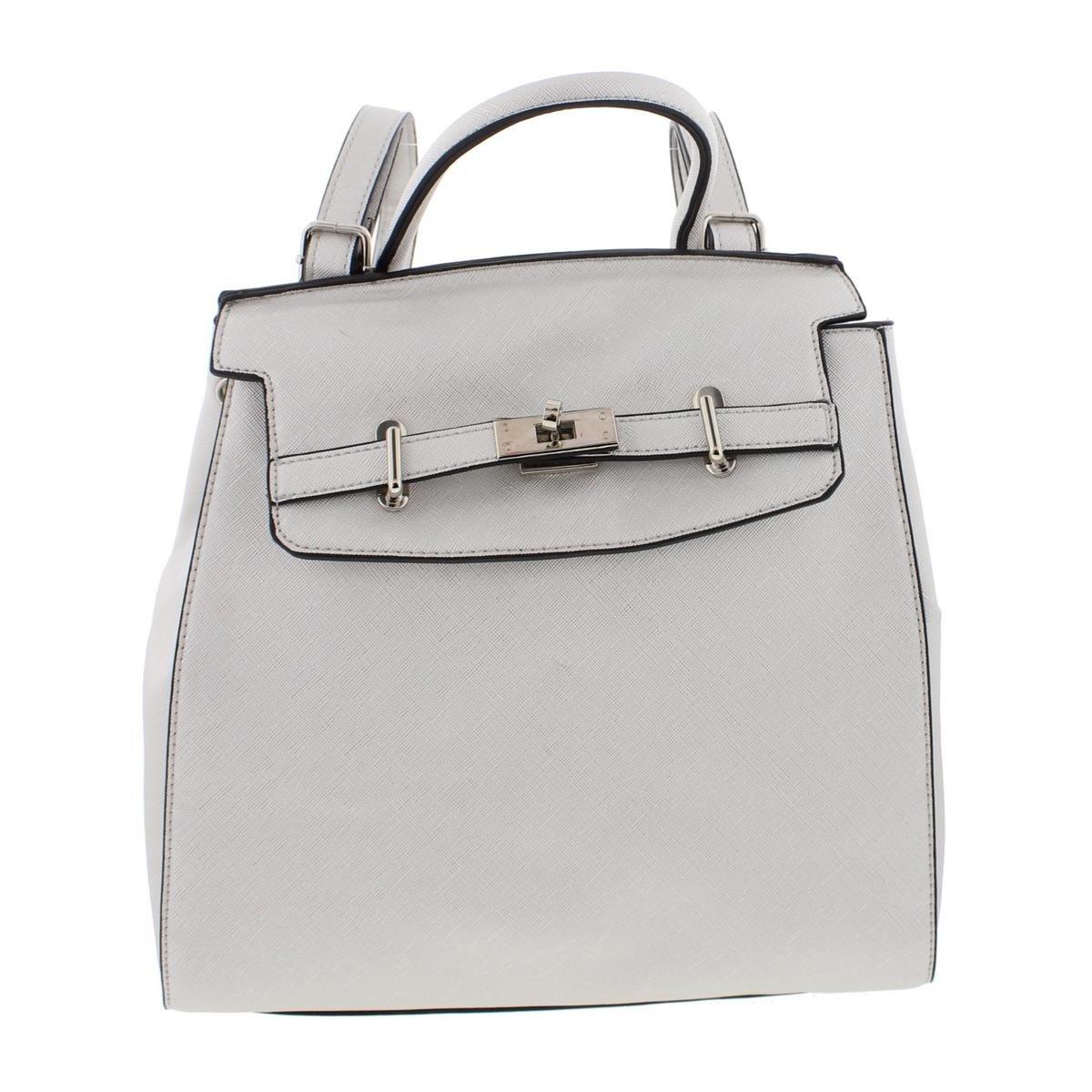 Stylish Gray Backpack with Colorful Accents Catherine Malandrino Buy Catherine Malandrino, Cheetah Print Crossbody Online  main image 2