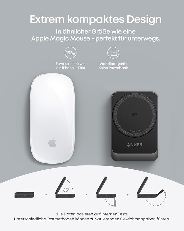 MagGo 3-in-1 Ladestation Qi2 15W mit Apple Watch Ladegerät