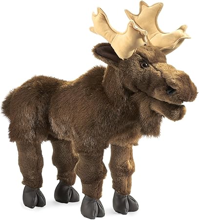 Folkmanis Moose Hand Puppet: Toys 