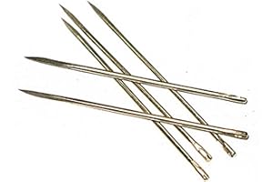 Glovers Needles 5 Pack Leathercraft Stitching and Beading Needles Size #000-9 (#3)