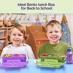 Jelife Lunch Box Kids Bento Box - Large Bento-Style
