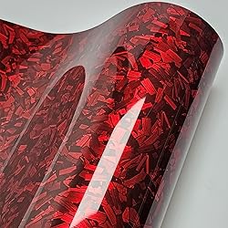 LZLRUN Forged Matte Carbon Fiber Black Vinyl Wrap