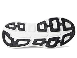 Hoka Men's Bondi 9 Sneaker, White/Black, 9.5