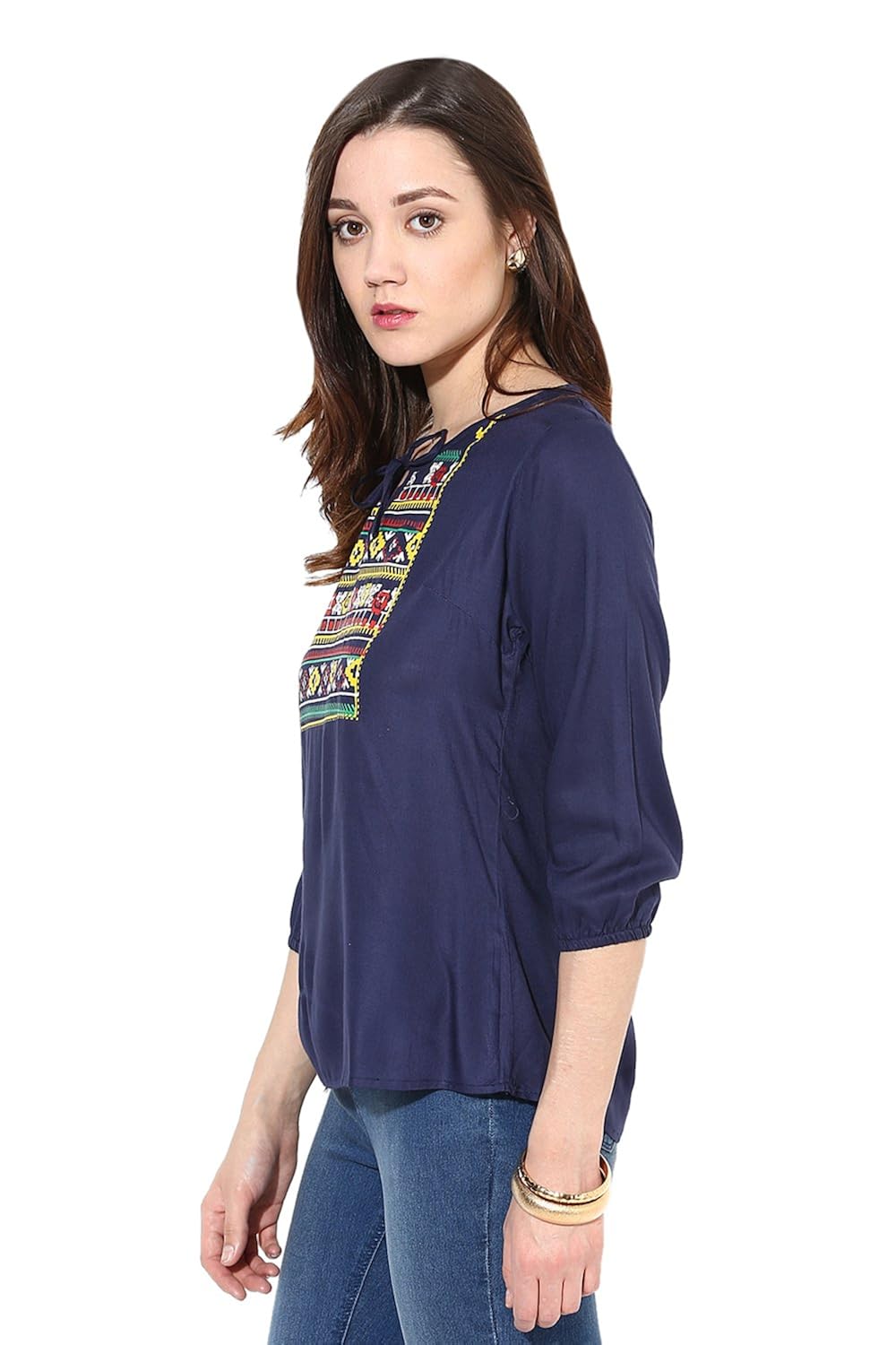 mayra women's rayon top