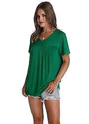 WEESO Womens Summer Tops 2025 Short Sleeve T Shirts