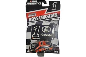 Lionel Racing NASCAR Authentics Ross Chastain 2023 Kubota No. 1 HT 1:64 Scale Die-cast Car with Trinket