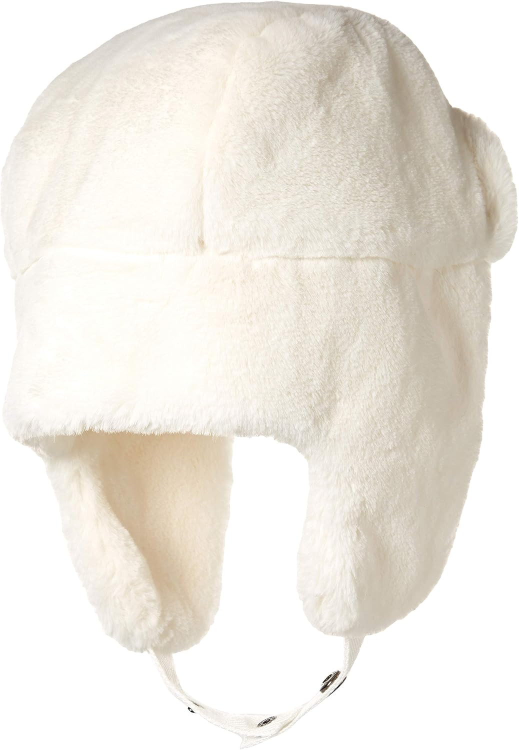  Essentials Women's Faux Fur Trapper Hat, Ivory, One Size: Clothing