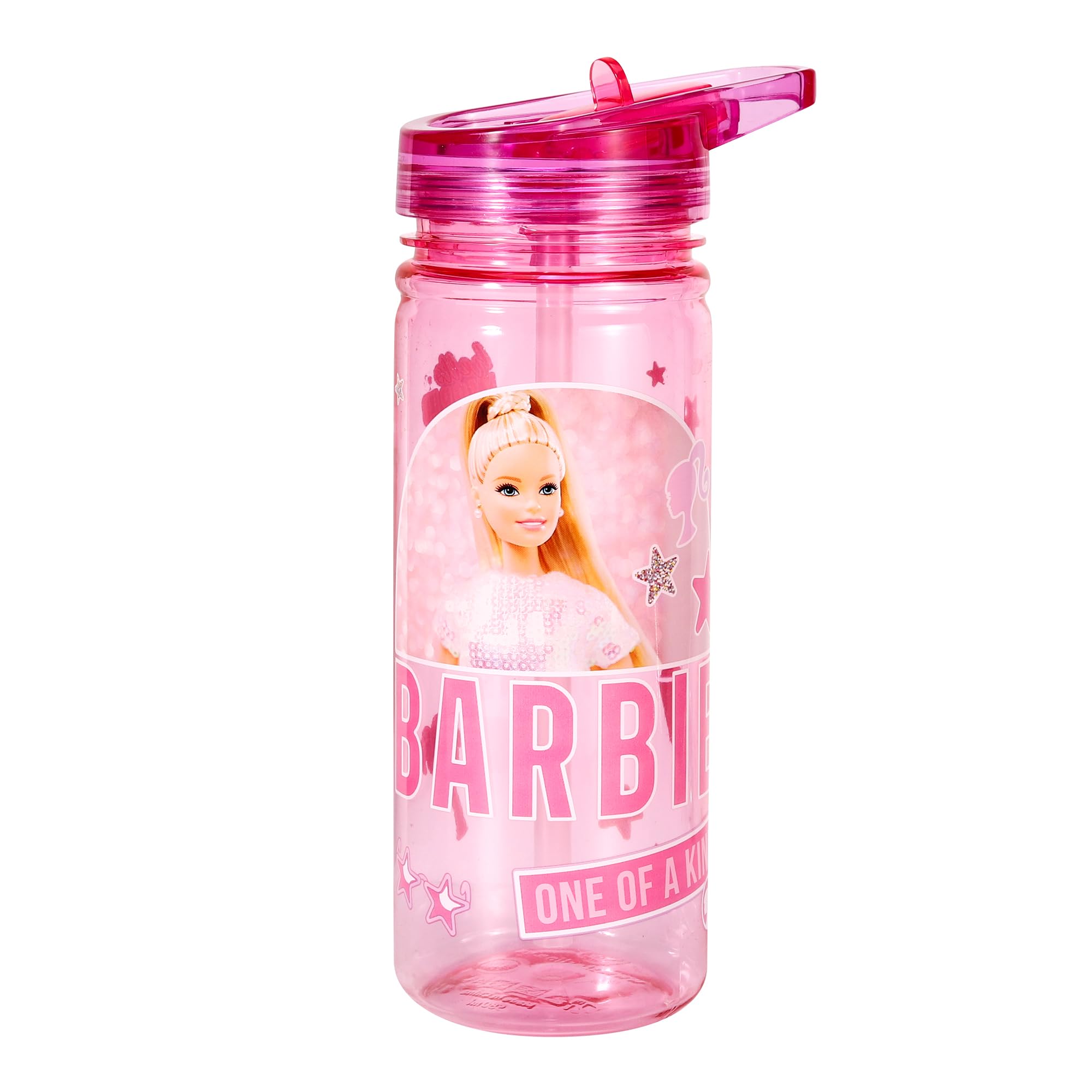 Zawadi Global Barbie 580ml Water Bottle for Kids School Drinks Bottle Made of Durable Ecozen Reusable BPA Free — image 1