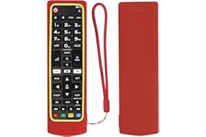 Protective Silicone Remote Case for LG Smart TV Remote AKB75095307 AKB75375604 AKB75675304 Shockproof Washable Skin-Friendly 