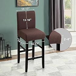 YISUN Waterproof Bar Stool Covers, Stretch Pub