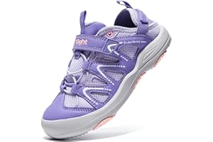 i78 Low Top Kids Boys Sports Hiking Shoes Breathable Synthetic Leather Sneakers Non-Slip Lightweight for Outdoor Running Trekking Trail Walking