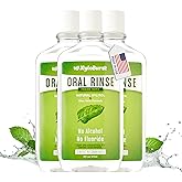Xyloburst Oral Rinse Natural Mouthwash - Xylitol Mouthwash | Fluoride Free Mouth Wash | Alcohol Free Mouth Wash | Fresh Mint Mouth Rinse | SLS Free | 3-Pack