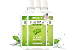 Xyloburst Oral Rinse Natural Mouthwash - Xylitol Mouthwash | Fluoride Free Mouth Wash | Alcohol Free Mouth Wash | Fresh Mint Mouth Rinse | SLS Free | 3-Pack