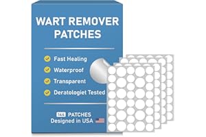 FEDOLOY Wart Remover Patches, Quick and Effective Hydrocolloid Waterproof Skin Care Stickers for Men & Women, 1 Box