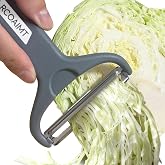 RCOAIMT Cabbage Shredder Slicer Wide Mouth Vegetable Peeler | Y-Peeler Extra-Wide Stainless Steel Blade & Non-Slip Grip for E