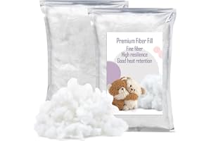SHWAKK Polyester Fiber, 8.8oz Polyester Fiber Fill, Fiberfill for Crafts, Pillow Filling Stuffing, High Resilience Stuffing Fluff Fiberfill for Pillow Filling and Dolls DIY Projects (250g)