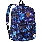 Kasqo Backpack for Women Men,Classic Lightweight Water-Resistant Bookbag for Teen Girls Boys,Travel School Casual Daypack