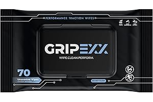 GRIPEXX - 70 Shoe Wipes, Multipurpose Sneaker Wipes for Basketball & Sneakerheads - Alternative to Basketball Grip Spray