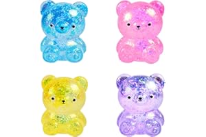 Generic Gummy Bear Toy for Stress Sensory Slow Rising Decompression Party Kids Adults Easter Stuffers (Camouflage, 7cm)