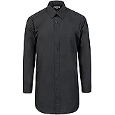 FRANKERS Women’s Regular Fit Point Collar Button Fly Long Sleeve Dress Shirt