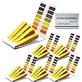 6 Pack pH 1-14 Litmus Test 480 Strips with Storage Case for Urine, Water, Soil Testing and Pet Food Monitoring