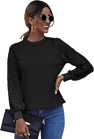Mesh pullover blouse Outlet