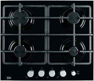 Beko HISG 64235 S Integrado Encimera de gas Negro hobs - Placa