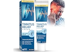 TOPKECH Tinnitus Relief for Ringing Ears, Natural Ear Tinnitus Relief Cream, Tinnitus Treatment Cream Treats Hearing Loss, Ear Pain and Ear Itchiness