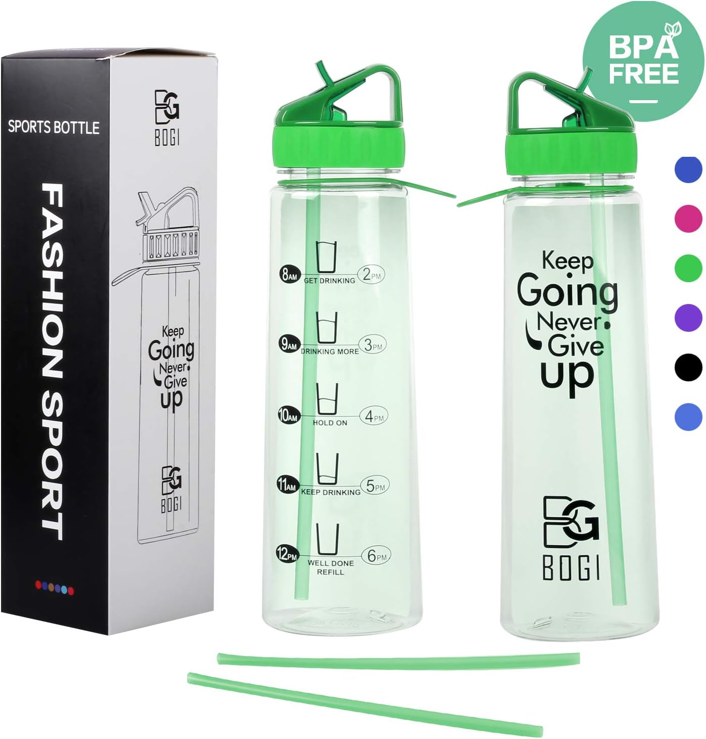 BOGI Motivational Water Bottle