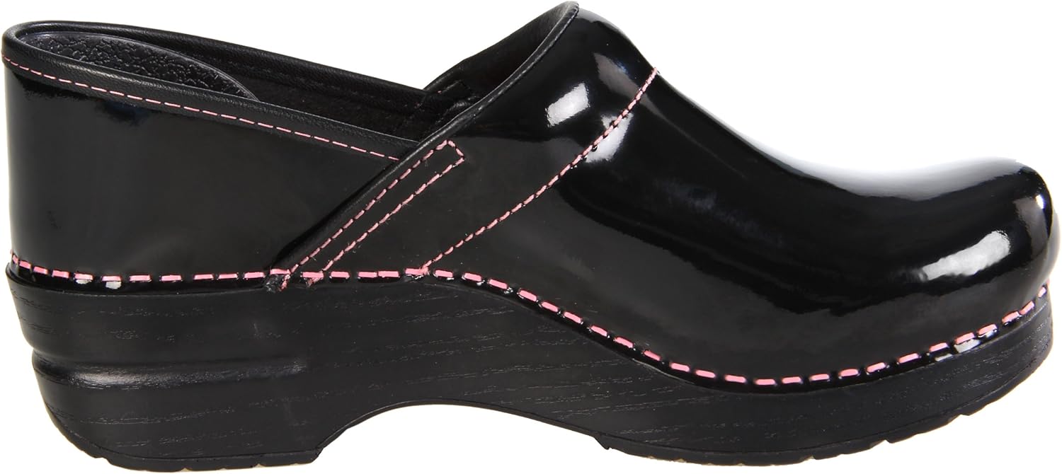 dansko pink ribbon clog