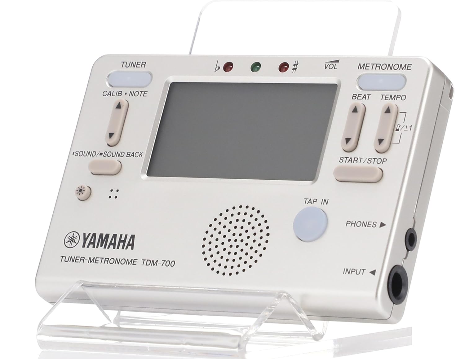 Amazon ヤマハ Yamaha チューナーメトロノーム ゴールド Tdm 700g チューナーとメトロノームが同時に使えるデュアル機能搭載 サウンドバック機能 日常の練習に最適 楽器 音響機器 楽器 音響機器