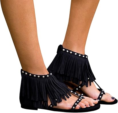 black flat summer shoes
