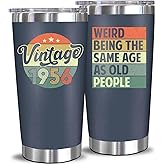 NewEleven 70th Birthday Gifts For Men Women - 70th Birthday Decorations - Gifts For Men Women Turning 70-70 Year Old Gifts For Man, Woman - 20 Oz Tumbler