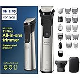Norelco New Philips Multigroom Series 9000-21 Piece Men's Grooming Kit for Beard, Body, face, Nose, Ear Hair Trimmer w/Premium Storage case, MG9510/60