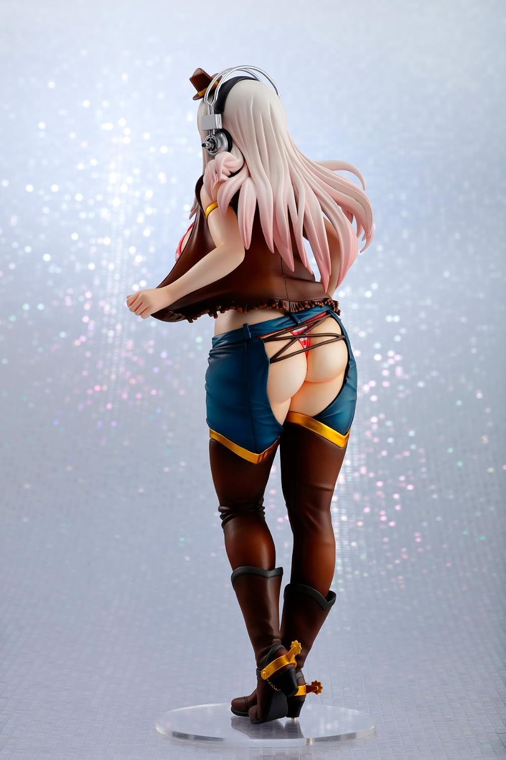 NITRO SUPER SONIC Image Girl Super Sonico Cowgirl 1/7 PVC Figure