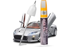 TOCUPOIN Silver Car Paint Touch Up Paint Pen- Automotive Scratch Repair Kit- Auto Scratch Remover- Professional Seamless Coverage- Color Accurate- Long lasting Adhension- Quick Drying- Easy to Use- Two in One