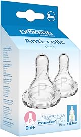 Dr Brown's Options Preemie Teats 2 Pack for Narrow Neck Bottles view 3