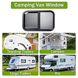 AlloTemlass Horizontal RV Window, 24" W x 15" H