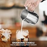 Dailyart 13.5oz Milk Frothing Jug 304 Stainless Steel Latte Art Pen Kit view 2