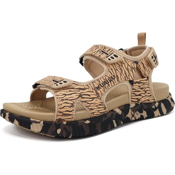 Amazon.com | KuaiLu Mens Hiking Sandals with Arch Support 