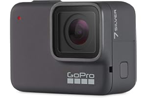 GoPro HERO7 Silver Waterproof Digital Action Camera with Touch Screen 4K HD Video 10MP Photos (Renewed)