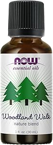 Now Essential Oils, Woodland Walk Oil Blend, Calming Attributes with a Fresh and Woodsy Scent, Steam Distilled, 1-Ounce