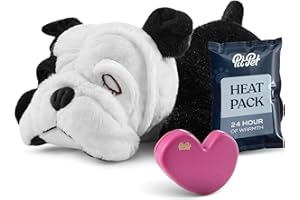 PITPET Heartbeat Plush Dog Toy - Heartbeat Helps for Dog Anxiety Relief and Calming Aid - Stuffed Dog Toys with Disposable Heat Pack - Comfort Toy for Puppy Dogs Cats Pets -Plush Toys for Dogs.