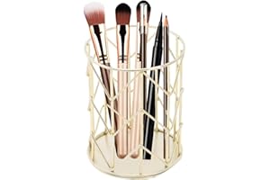 Gold Cutlery Basket Organizer 3.3×4.3in/8.4×10.9cm, Hollow Metal Utensil Holder for Spoon Fork Chopsticks, Kitchen Tableware 