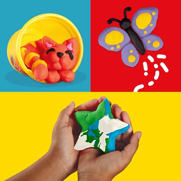PLAY-DOH BULK PACK OF 48 CANS, 6 SETS OF 8 MODELING COMPOUND COLORS, 3OZ, BACK TO SCHOOL GIFTS & PRIZES FOR STUDENTS & CLASSROOM, PRESCHOOL TOYS FOR KIDS, AGES 2+ (AMAZON EXCLUSIVE)